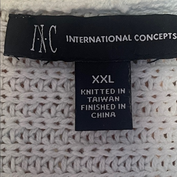 Sky Blue V-Neck Sweater Size XXL - Picture 3 of 5